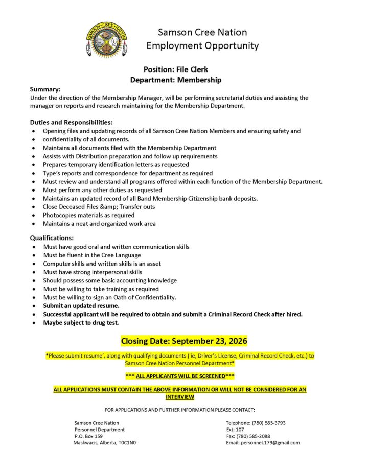 File Clerk – Membership (Sept 2026) JPEG