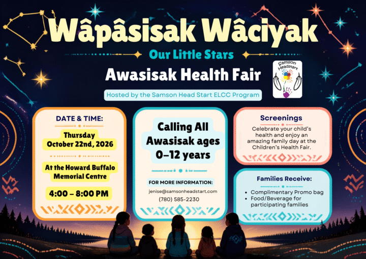 Wâpâsisak Wâciyak Children’s Health Fair_SHS October 2026
